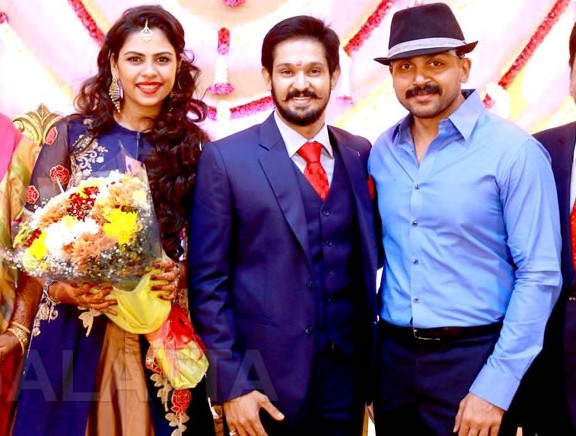 Actor Nakul - Sruti Wedding Reception