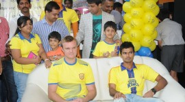 CSK Players meet fans at Style One