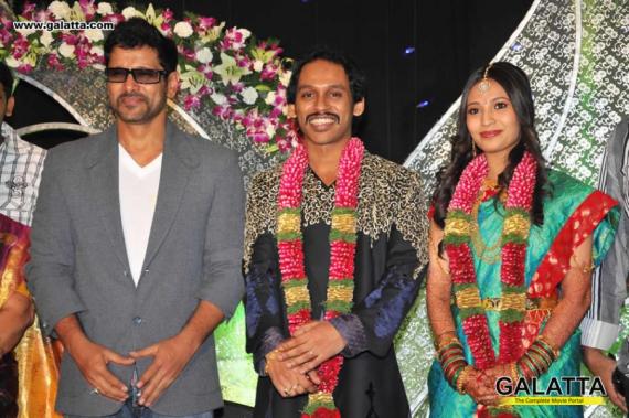 Celebrities at Actor Kishore Ambika Wedding Reception tamil Event Photo  Gallery | Galatta