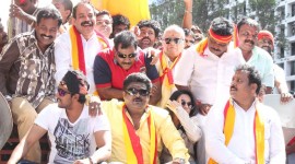 Kannada Film Industry Bundh Against Dubbing