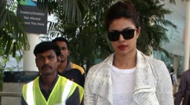 Priyanka Chopra spotted at domestic airport in Mumbai