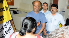 Rajinikant at CRY office in Chennai