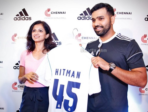 Rohit Sharma Launches Adidas first ever experience zone at Home Court concept store in Chennai