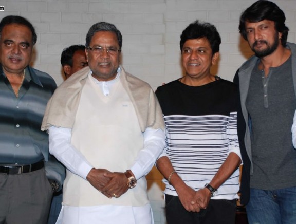 Shivarajkumar-Sudeep movie title launch