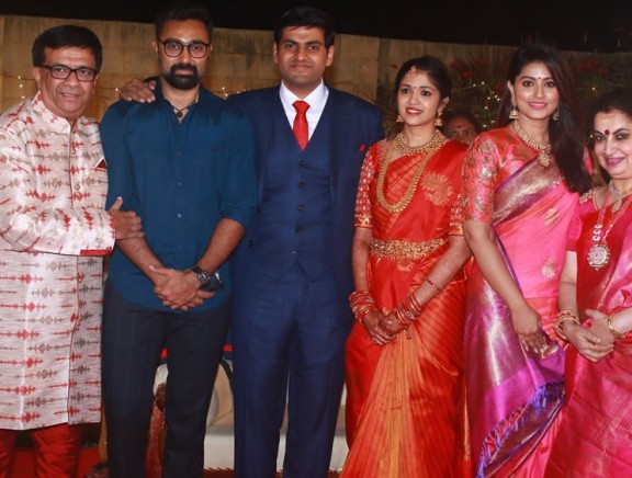 YGee Mahendra's Son Harshavardhana - Shwetha Wedding Reception