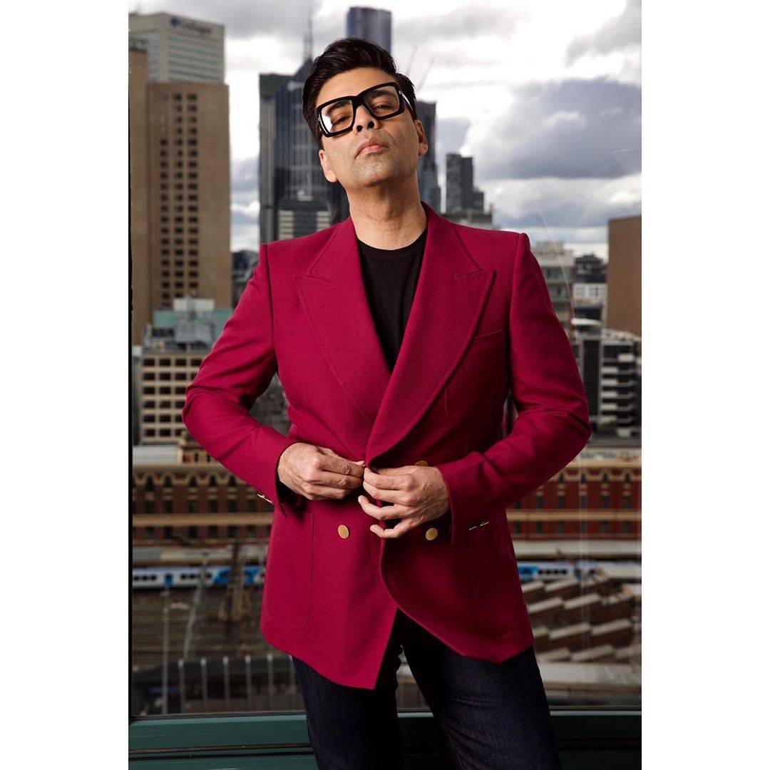 Here we see Karan rocking a double-breasted blazer from Gucci in style - Fashion Models