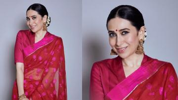 Karishma Kapoor being a day brightener in pink 