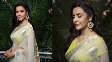 We're loving Priya Anand's new saree