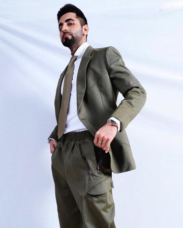 Ayushmann Khurrana attended an event recently in this winning khaki ensemble from Zegna - Fashion Models