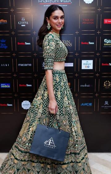 The lehenga that Aditi Rao Hydari wore to the Bombay Times fashion week matched the dignified air she always has about her - Fashion Models