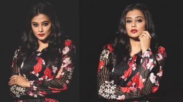 Priya Mani in a cliched floral outfit