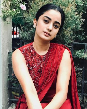 Namitha Pramod recently attended a private event in Kochi wearing this red lehenga dress from Maria Tiya Maria - Fashion Models