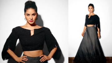 Sunny Leone decides black is a colour for celebrations