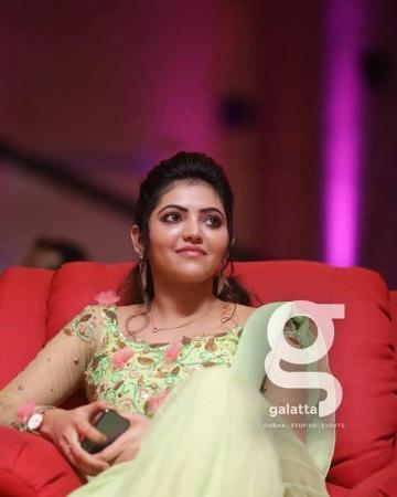 Athulya Ravi should wear more of pastel shades like this pista green outfit she wore to the Galatta Nakshatra Awards - Fashion Models