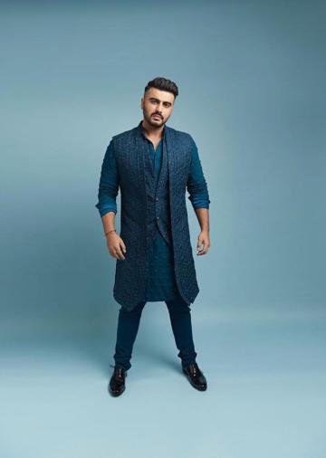 Arjun Kapoor was recently spotted in this blue awesomeness from designer Kunal Rawal - Fashion Models