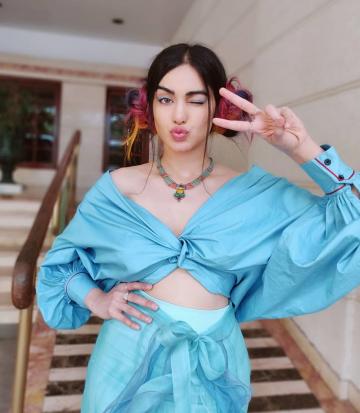Adah Sharma, the veritable pixie fairy of Bollywood, was spotted in this magnificently outlandish ensemble from Nori recently - Fashion Models