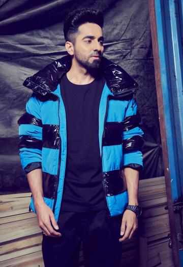 Ayushmann Khurrana walked into the Bigg Boss Hindi house wearing this dapper blue jacket from Onitsuka Tiger - Fashion Models
