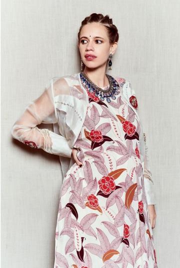 Kalki Koechlin was spotted recently in this wonderful floral kurta ensemble from AMPM - Fashion Models