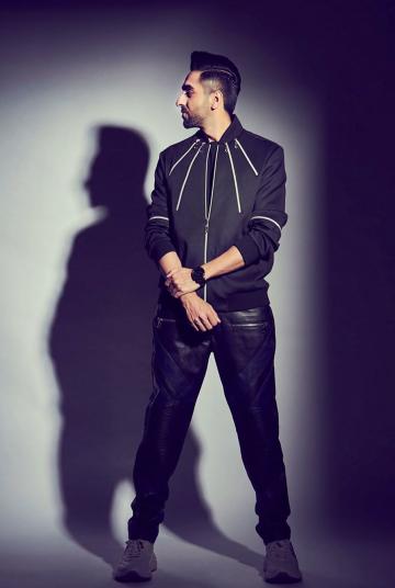 Ayushmann Khurrana was recently spotted in this black zipper jacket from Gaurav Gupta - Fashion Models