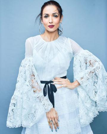 Malaika Arora was recently seen in this serene white outfit from Dany Atrache that we loved - Fashion Models