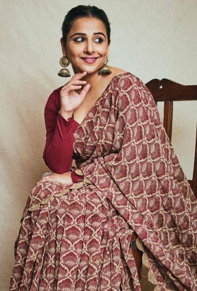 Vidya Balan was recently seen in this unique everyday saree from Bhumika Sharma - Fashion Models