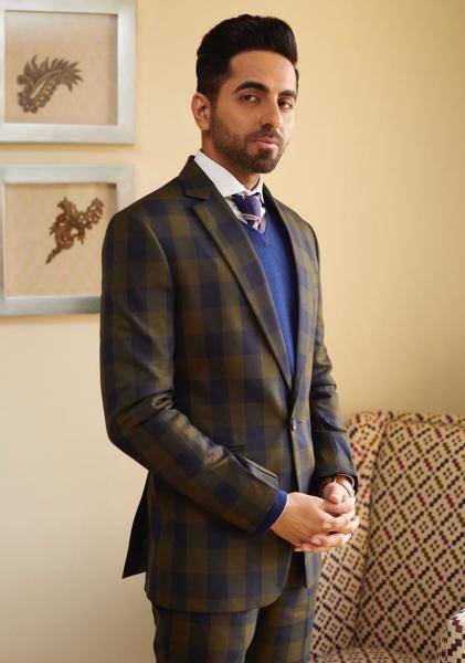 Ayushmann Khurrana was the Star of the Year at the CNN News 18 conclave in Delhi and looked the part in this suit from Karrtik D - Fashion Models