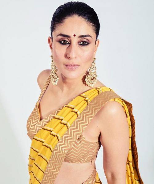 The heavy danglers from Birdhi Chand is very much up Kareena’s alley and look stunning - Fashion Models