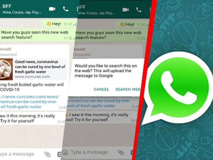 WhatsApp's 'Search the Web' feature launched to help double check forwarded messages