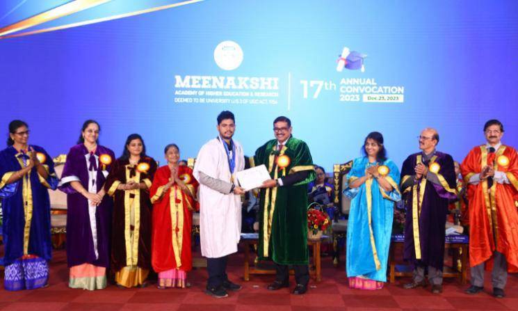 Meenakshi Academy of Higher Education and Research celebrates its 17th annual convocation - 