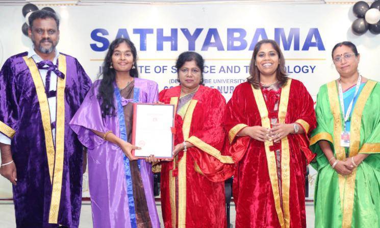 Sathyabama College of Nursing's convocation ceremony held for B.Sc. Nursing first batch students, distinguished dignitaries grace the occasion - PHOTOS INSIDE - Daily Cinema news