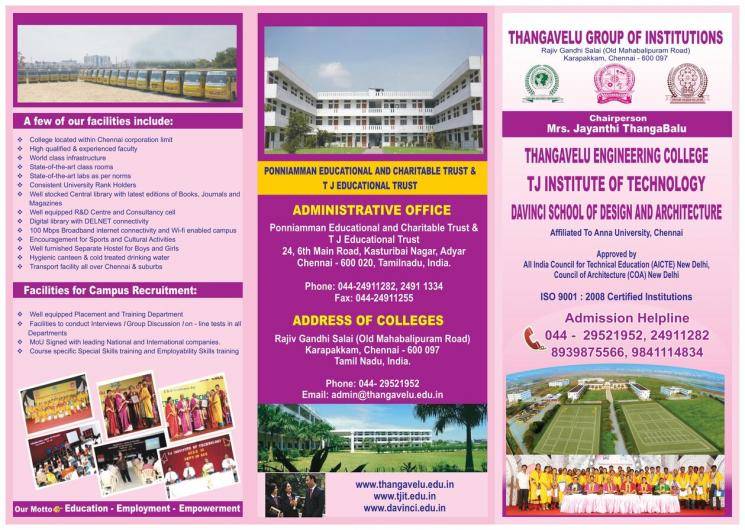 Thangavelu college detail