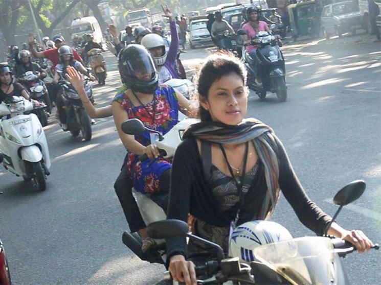 women scooter