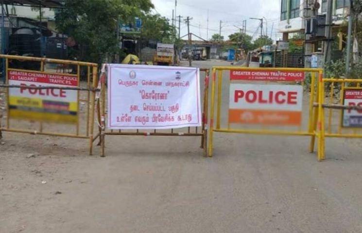 Chennai Ashok Nagar Containment Zone