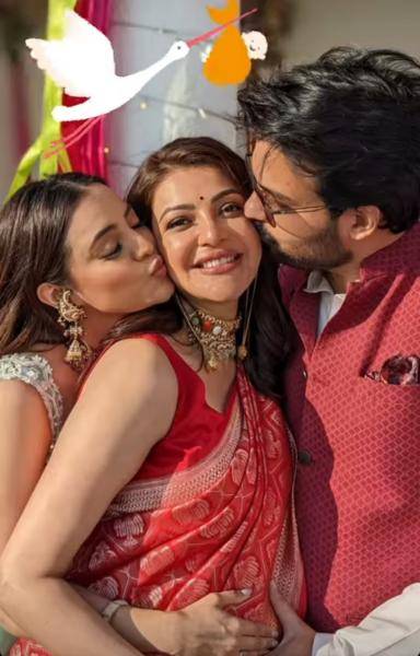 actress kajal aggarwal shares photos from her baby shower function