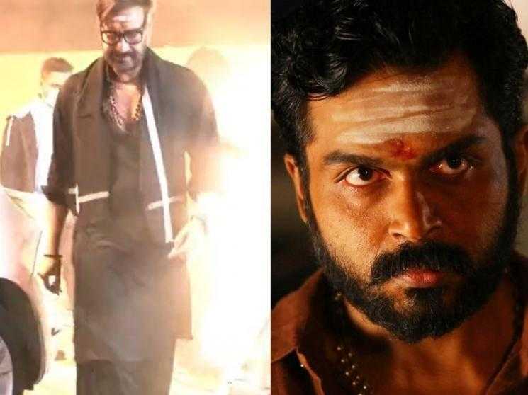 Karthi hit film kaithi hindi remake titled bholaa shoot begins