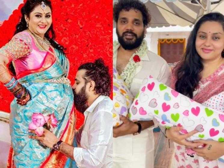 Namethasexvideo - Actress namitha blessed with twin baby boys shares new video with husband |  Galatta