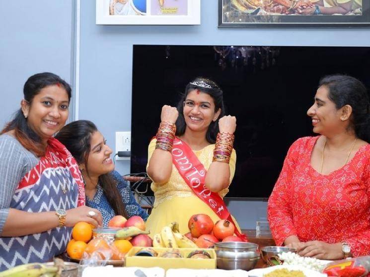 விஜய் டிவி நடிகைக்கு கோலாகலமாக நடந்த வளைகாப்பு விழா ! - Tamil Movies News