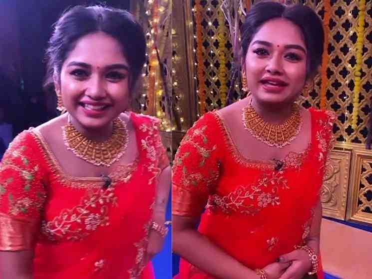 Chithi 2 heroine preethi sharma funny video behind the sets in sun tv  program