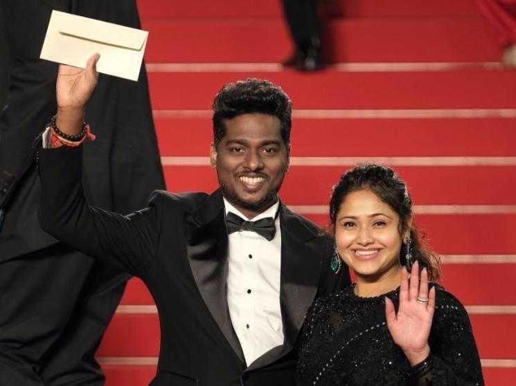 Atlee and wife priya on the cannes film festival 2023 red carpet jawan ...