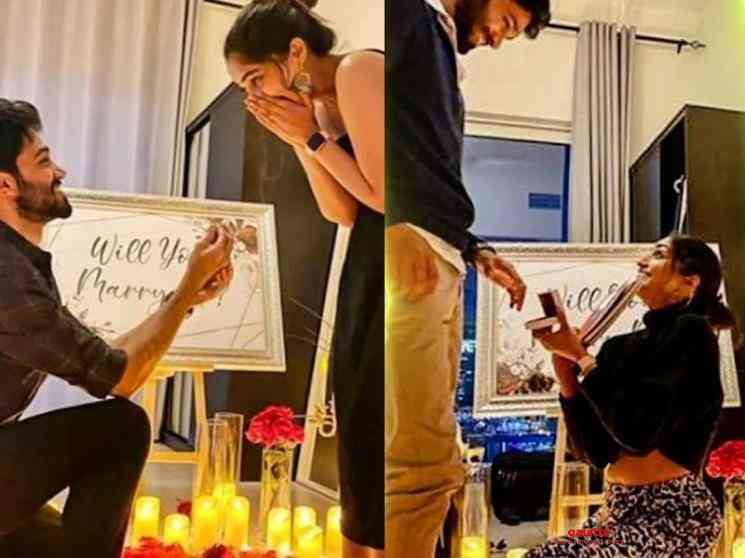 Bigil fame actress Reba Monica John gets engaged to her boyfriend