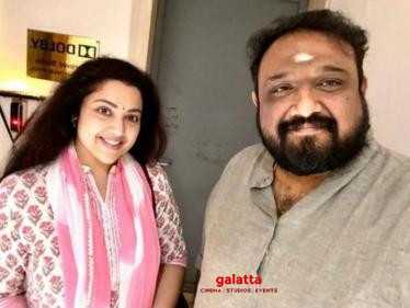 Meena starts dubbing for her portions in Rajinikanth's Annaatthe - Picture goes viral!