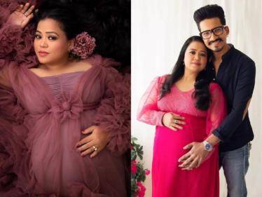 Mom-to-be TV host Bharti Singh radiates pregnancy glow in maternity photoshoot - SEE PICS!