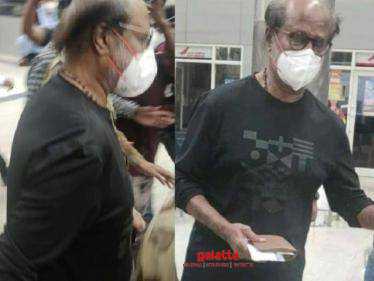 Superstar Rajinikanth leaves for USA - Reason Revealed | Pictures and Video goes viral!