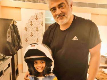 Thala and Kutty Thala: Ajith's latest TRENDING Picture with his son Aadvik! Check Out! - Tamil Cinema News