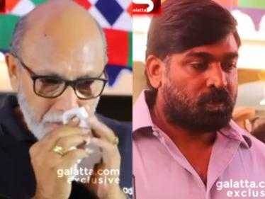 Watch: Heartbreaking Videos of Actors Vijay Sethupathi and Sathyaraj's speech on Late Comedian Mayilsamy