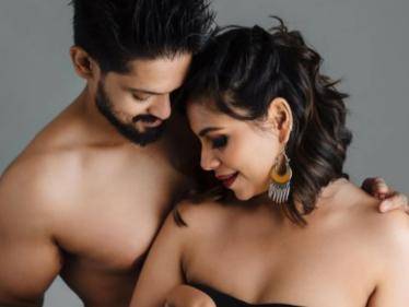 actor nakul trending photos of world breastfeeding day with his wife and daughter