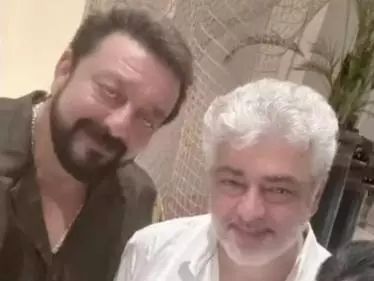 Ajith Kumar meets Leo star Sanjay Dutt in Dubai ahead of VidaaMuyarchi shooting, speculation about collaboration gets fans excited