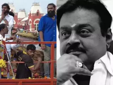 'Captain' Vijayakanth death: Tamil cinema legend's final journey begins, thousands mourn in their farewell for the DMDK founder - SEE PICS AND VIDEOS