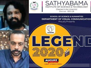 Gautham Menon, Cheran, Maria Lafi take part in Sathyabama's Legend 2020