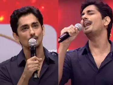 'Galatta Nakshatra Awards 2023': Siddharth's 'Nira' song live-singing performance, reveals the secret to staying young after 20 years in cinema - WATCH VIDEO